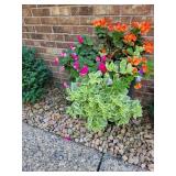 Black Commercial Resin Outdoor Planter, B