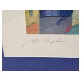 *SIGNED* Playful Modern Fine Art Print - Mario Cespedes - Rainbow at the [illegible]