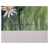Peaceful Fine Art Watercolor Print - Sylvia Nelson - Spectacular Daisies in Brilliant Bloom