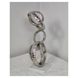 Modern  Metal  Fine Art  Sculpture - Rings