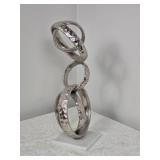 Modern  Metal  Fine Art  Sculpture - Rings