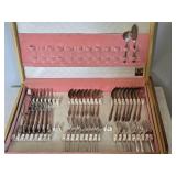 Vintage Rogers Silver Plate Flatware Service for 8