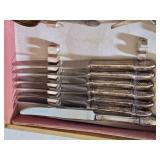 Vintage Rogers Silver Plate Flatware Service for 8