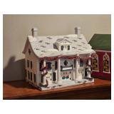 Department 56 Christmas Snow Village Collection - Red Barn - Colonial Church - Cumberland - Snowhouse