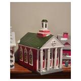 Department 56 Christmas Snow Village Collection - Red Barn - Colonial Church - Cumberland - Snowhouse