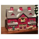 Department 56 Christmas Snow Village Collection - Red Barn - Colonial Church - Cumberland - Snowhouse