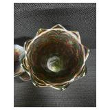 Fenton April Showers Carnival Glass Vases