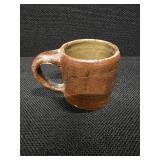 Unique hand-made signed and glazed Stoneware cups and pitchers