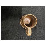 Unique hand-made signed and glazed Stoneware cups and pitchers