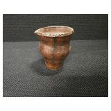 Unique hand-made signed and glazed Stoneware cups and pitchers