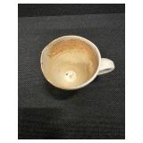 Unique hand-made signed and glazed Stoneware cups and pitchers
