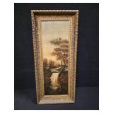 Wooden-Framed original oil painting on canvas