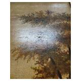 Wooden-Framed original oil painting on canvas