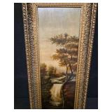 Wooden-Framed original oil painting on canvas