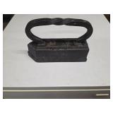 Rare 22- pound cast iron Antique clothes iron
