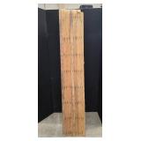 Vintage Wooden Toboggan with Extra Running Boards