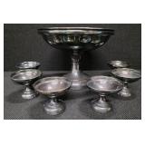 Sheffield metal Ice Cream Bowl Set