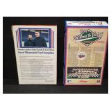 1991 Minnesota Twins world series baseball champions (Cereal Boxes)