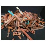 Tub of Lincoln Logs