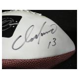 Autographed 10 years of memory football (Dan Marino #13)