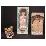 3 Porcelain Dolls