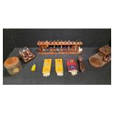 Vintage tobacco pipes & racks