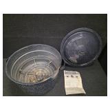Porcelain- Enamel Canning Pot w/ insert and original instructions