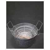 Porcelain- Enamel Canning Pot w/ insert and original instructions