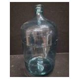 Large Blue glass jug, likely 5 gallons