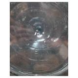 Large Blue glass jug, likely 5 gallons