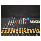 Collection of 44 Butter Knives and some various similar utensils