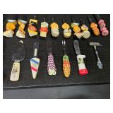 Collection of 44 Butter Knives and some various similar utensils