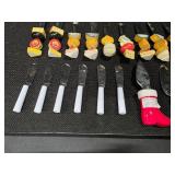 Collection of 44 Butter Knives and some various similar utensils