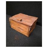 Hand-Carved Wooden Box