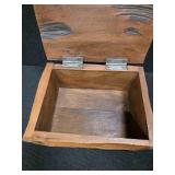 Hand-Carved Wooden Box