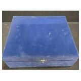 Golden Tea Set in Blue Felt Gift Box