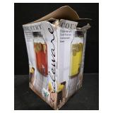 1.5 Gallon Country Drink Dispenser w/ Dual-Purpose Galvanized Bucket Base