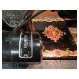 Vintage Deluxe Precision Sewing Machine with light and Carry-case