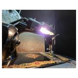 Vintage Deluxe Precision Sewing Machine with light and Carry-case