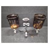 Imposing Wrought-iron Dining Table Candelabra