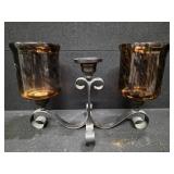 Imposing Wrought-iron Dining Table Candelabra