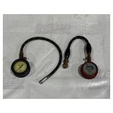 Blue Point and Napa Tire Gauge Testers with Hoses Blue Point and Napa Tire Gauge Testers with Hoses