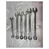 6 Truecraft Open-End and Box-End Wrenches, Japan 6 Truecraft Open-End and Box-End Wrenches, Japan