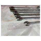 6 Truecraft Open-End and Box-End Wrenches, Japan 6 Truecraft Open-End and Box-End Wrenches, Japan
