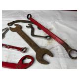 Open and Box-End Wrenches, Various Sizes and Conditions Open and Box-End Wrenches, Various Sizes and Conditions
