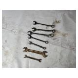 Open-End and Combination Wrench Set Open-End and Combination Wrench Set