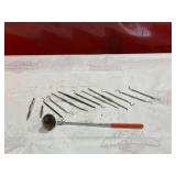 Precision Tools with Mirror and Handle Precision Tools with Mirror and Handle