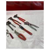 Assorted Hand Tools Featuring Pliers Assorted Hand Tools Featuring Pliers