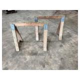 Wooden Sawhorses Wooden Sawhorses