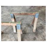 Wooden Sawhorses Wooden Sawhorses